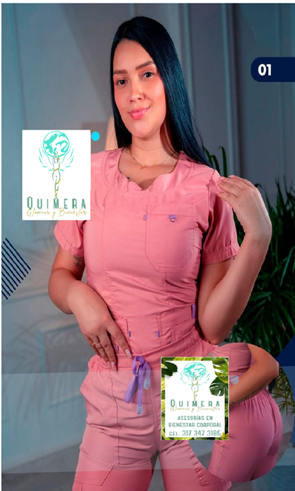 Uniforme Dama Antifluido Tela Lycrado
